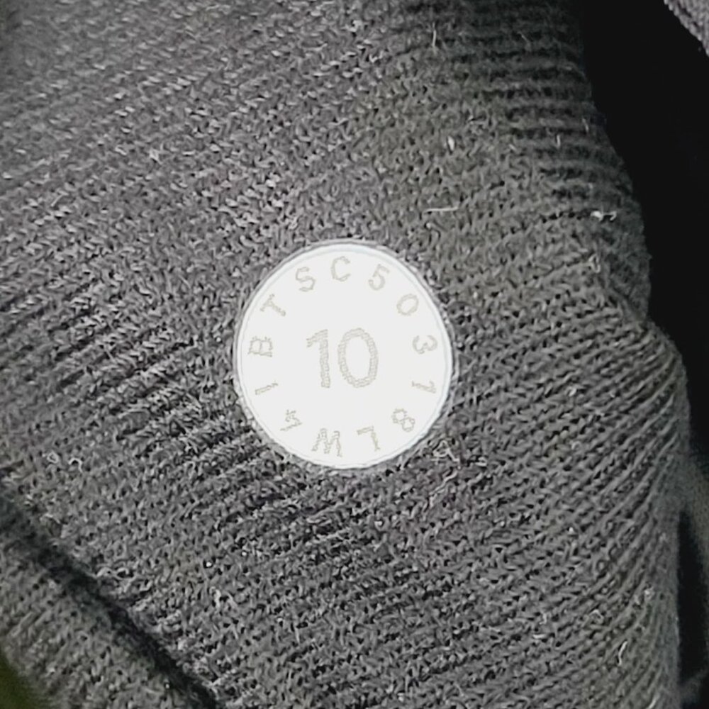 Lululemon Women's Black Hooded Long Full Zip Nylon Over Rain Parka Jacket Sz 10 - Picture 7 of 9
